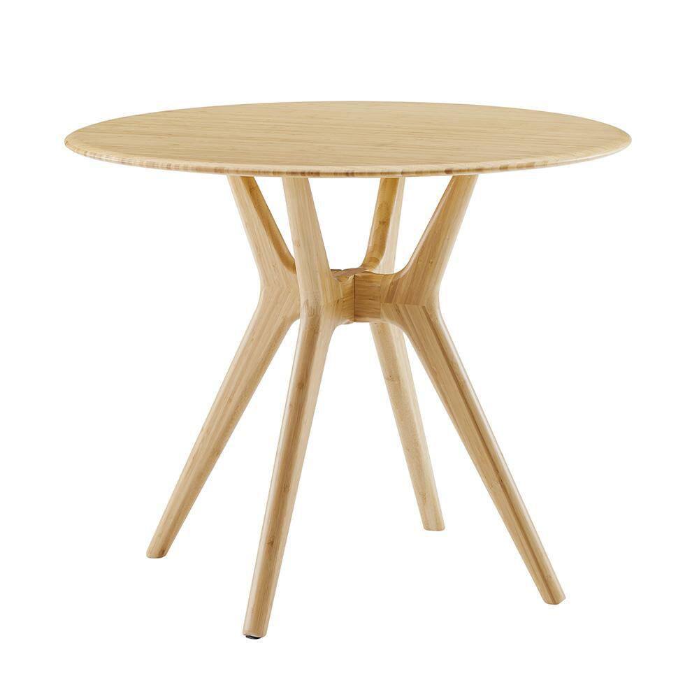 Greenington Sitka 36 in. Round Wheat Bamboo Seats 2-Dining Table