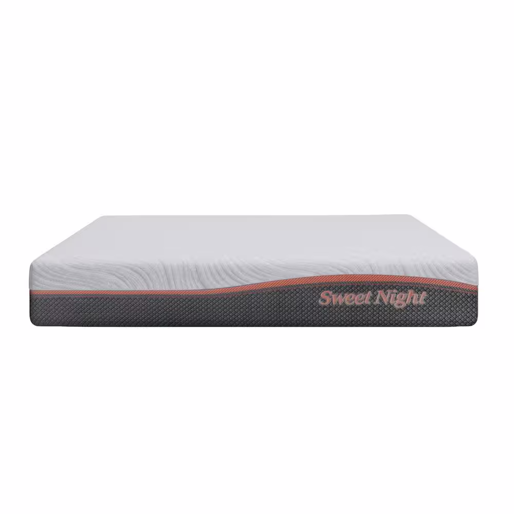 Sweetnight 12 in. Medium Hybrid Tight Top Pocket Spring Queen Mattress, Adjustable Sleep Feelings