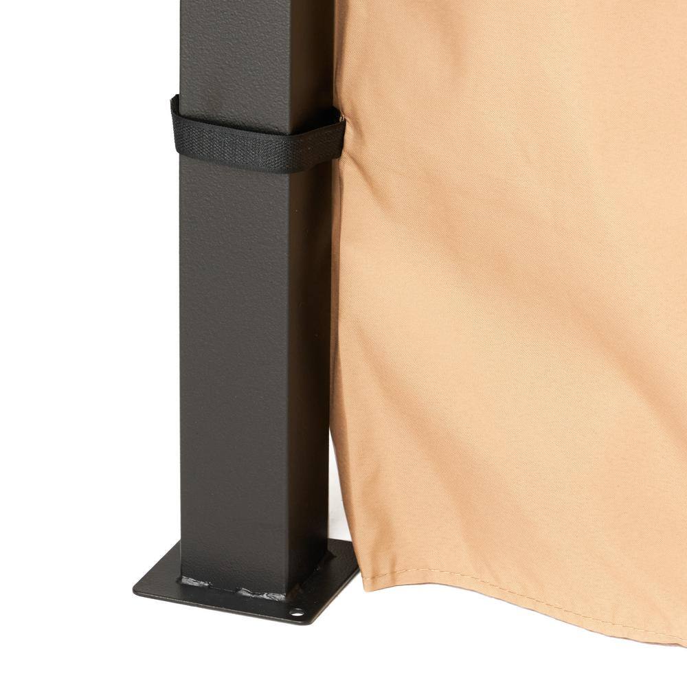 Noble House Skyline 10 ft. x 10 ft. Nutmeg Gazebo