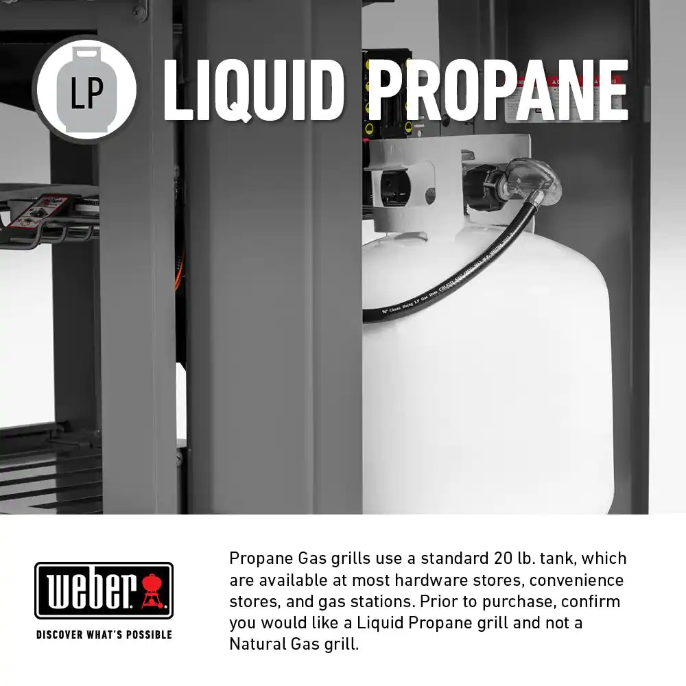 Weber Spirit SX-315 3-Burner Propane Gas Smart Grill in Stainless Steel