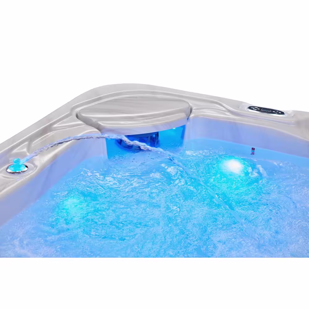 Luxury Spas Infinity 5-Person 77 Jet Dual Lounger Hot Tub with Bluetooth