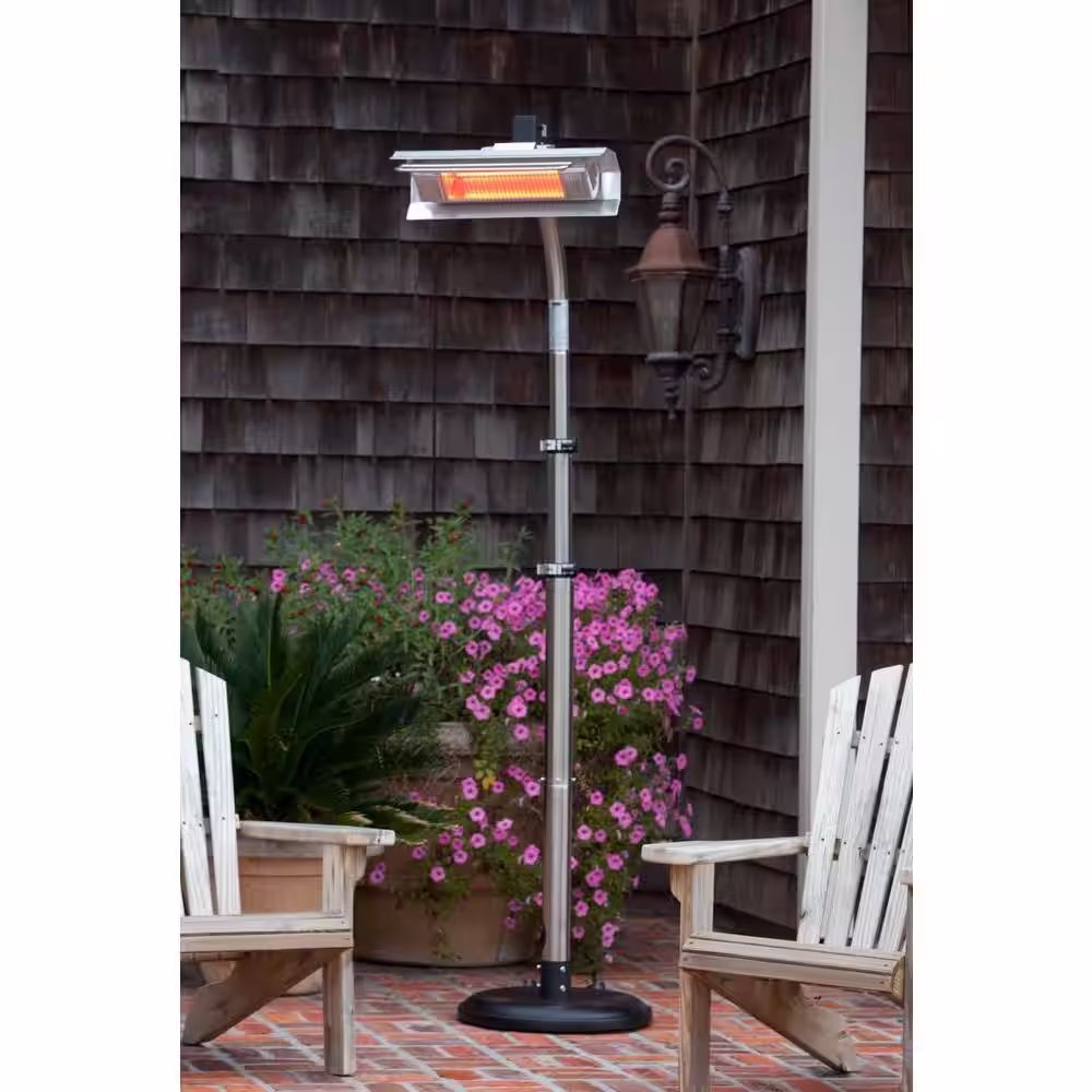 Fire Sense 1,500-Watt Stainless Steel Infrared Electric Patio Heater