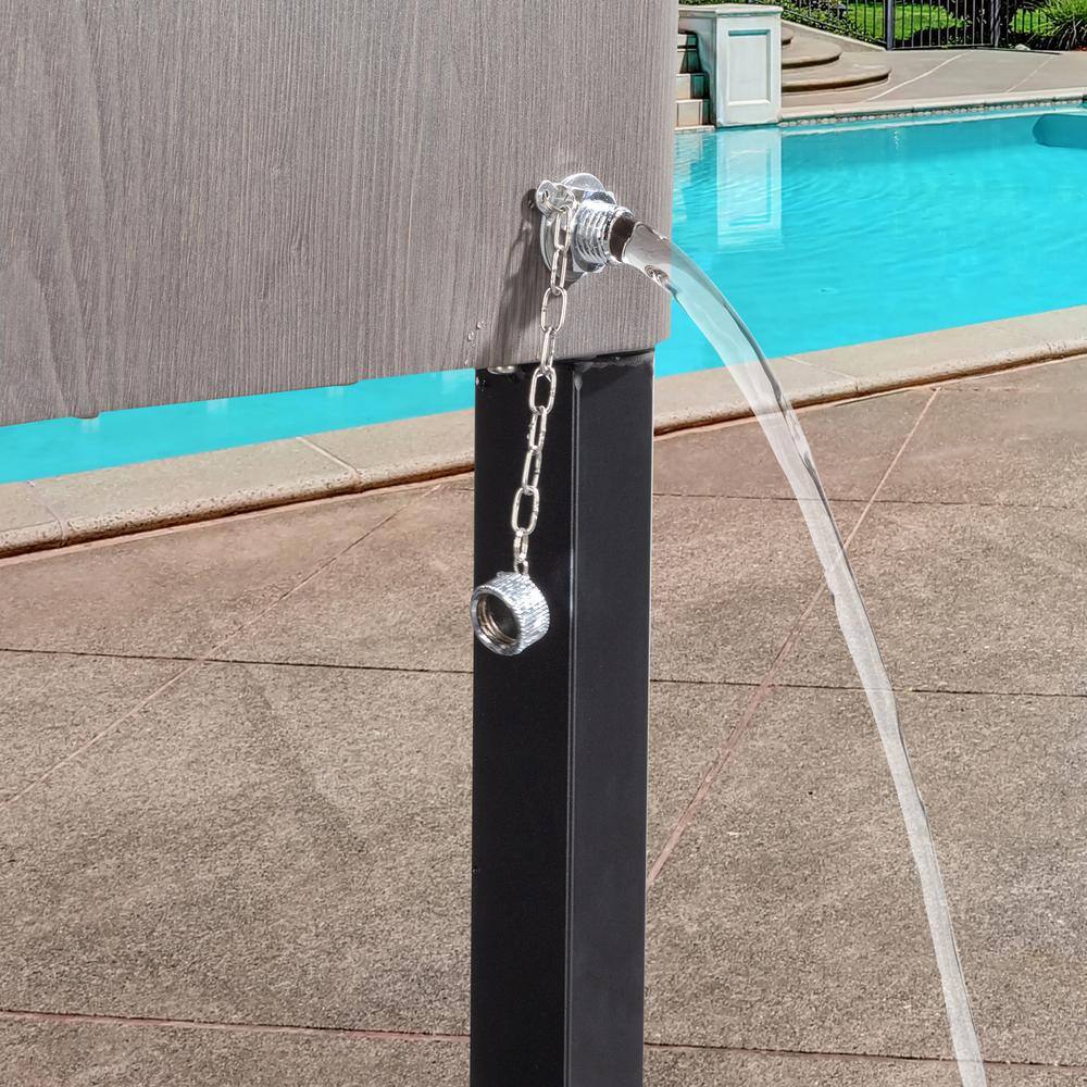 Karl home 80 qt. Beverage Hard-Side Cooler Wood Grain Grey