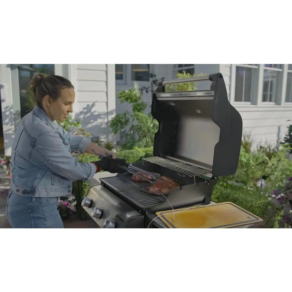 Weber Spirit SX-315 3-Burner Natural Gas Smart Grill in Stainless Steel