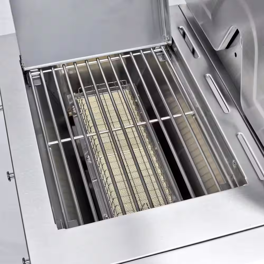 3 Embers 6 Burner Stainless Steel Dual Fuel Propane Gas Grill