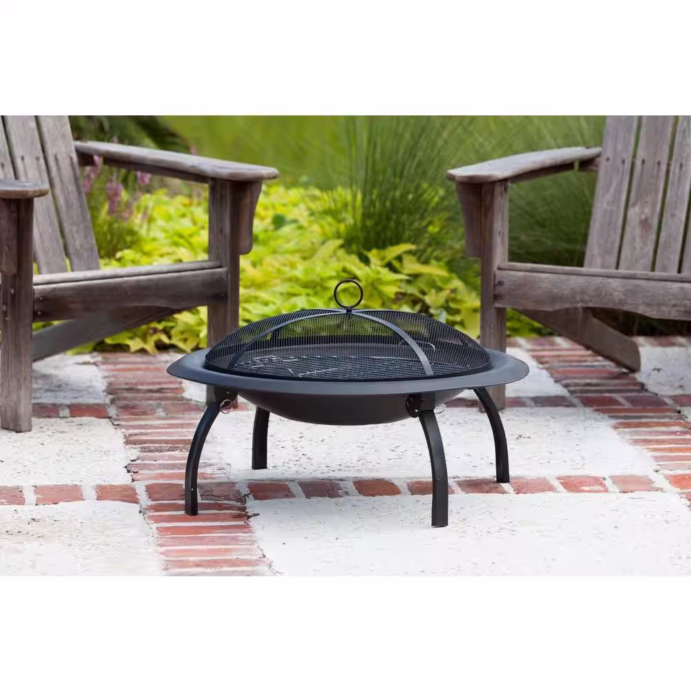 Fire Sense 29 in. Folding Fire Pit