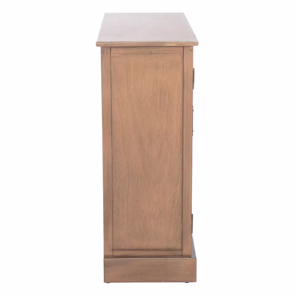 SAFAVIEH Peyton Brown Storage Wood Console Table