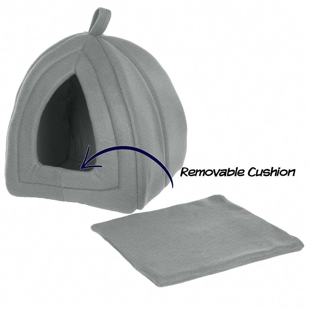 Petmaker Small Grey Igloo Cat Bed