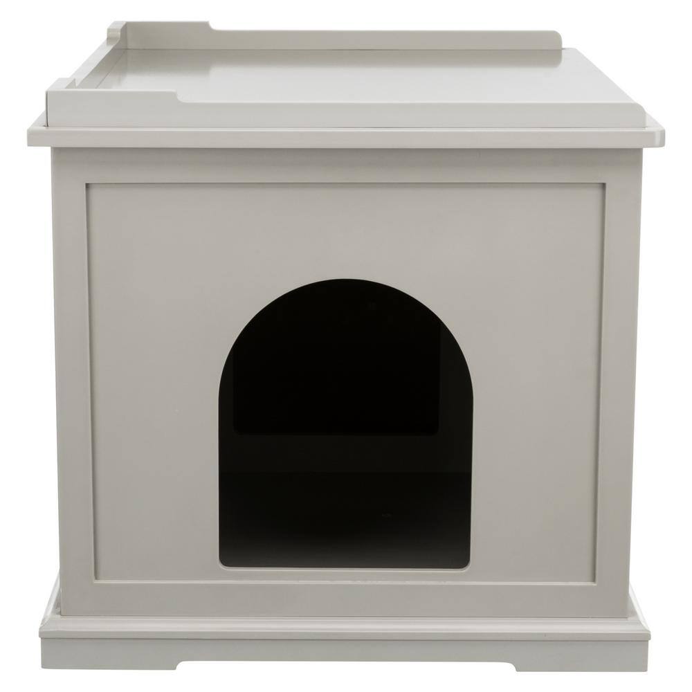 TRIXIE XL Wooden Litter Box Enclosurein Gray