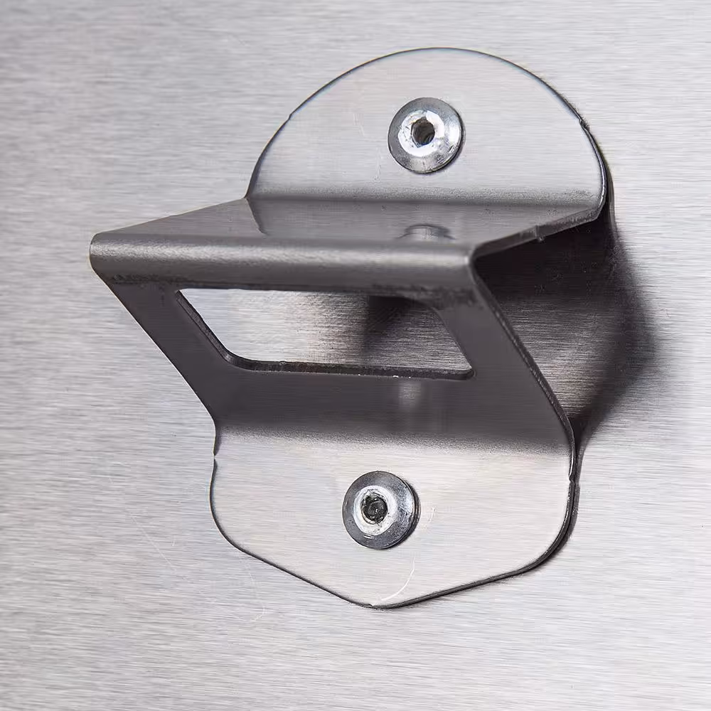 Dyna-Glo 4-Burner Open Cart Propane Gas Grill in Stainless Steel with Side Burner