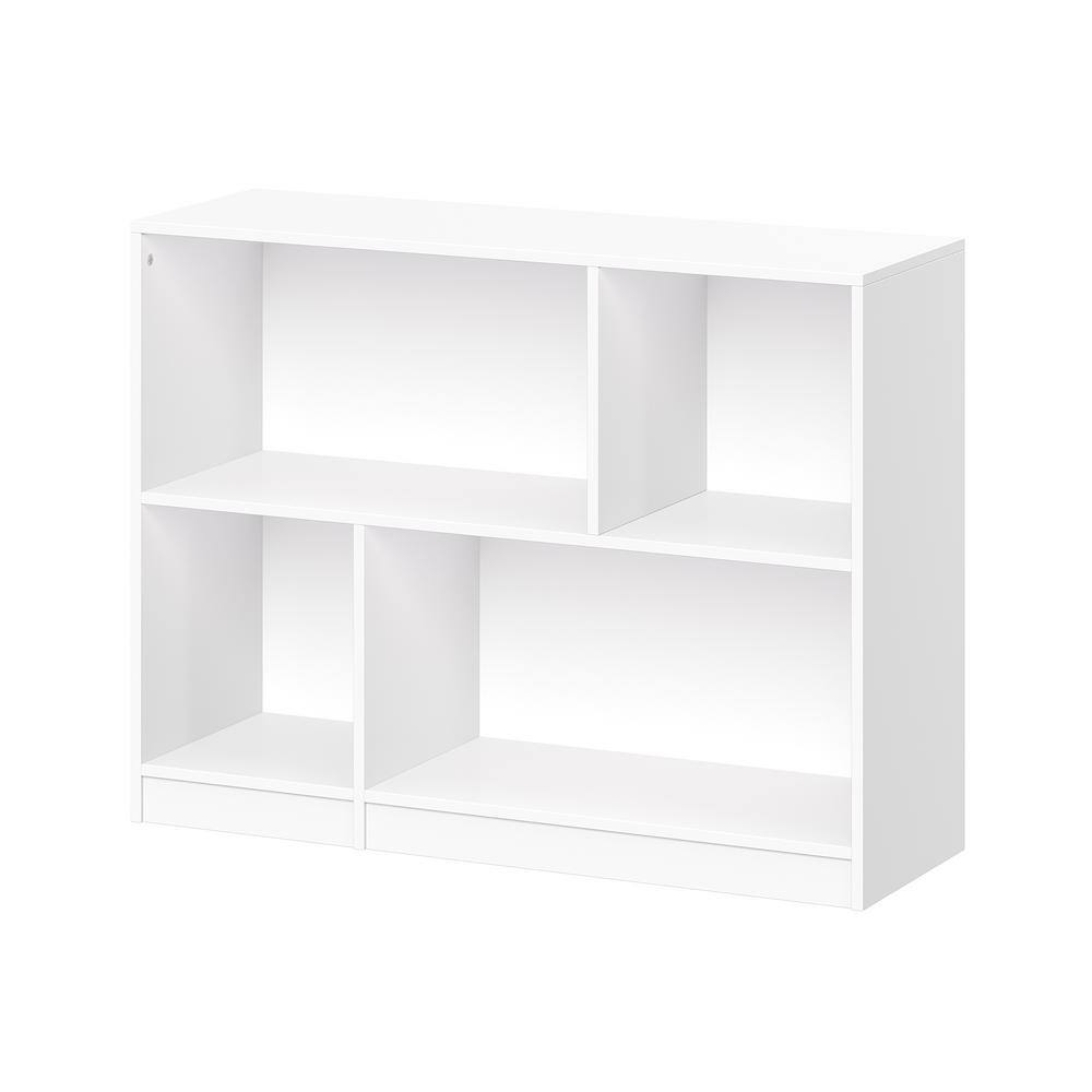 RiverRidge Home 33.75 in. Wide White Kids Horizontal Bookcase with Cubbies