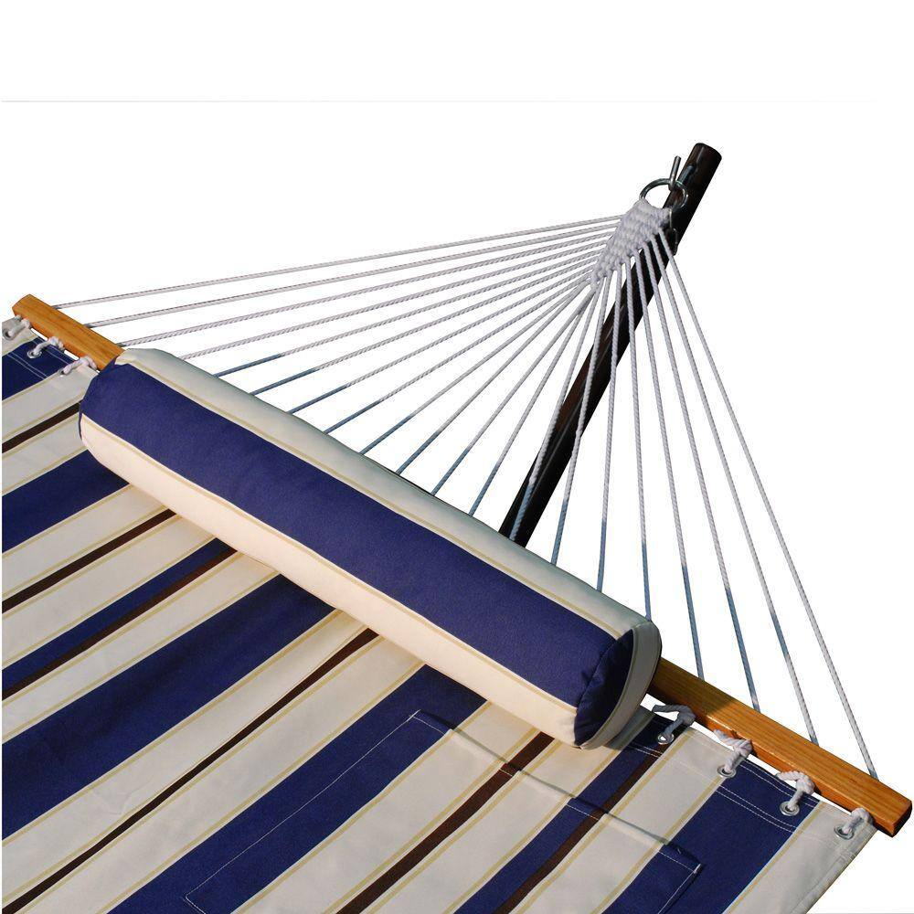 Algoma 11 ft. Fabric Hammock and 12 ft. Steel Stand with Matching Pillow