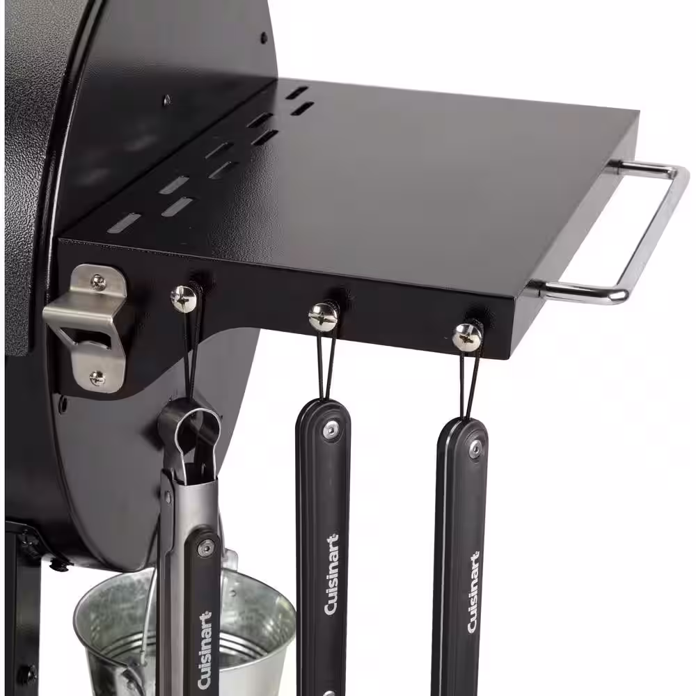 Cuisinart 700 sq. in. Deluxe Wood Pellet Grill and Smokerâ?in Gray