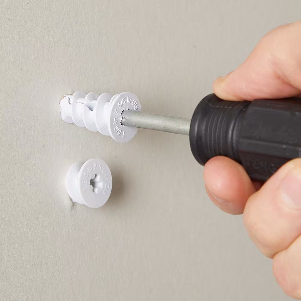 Husky 40 lbs. Heavy-Duty Wall-Mounted PVC-Dipped Black Steel Ball and Power Tool Holder with Mounting Hardware