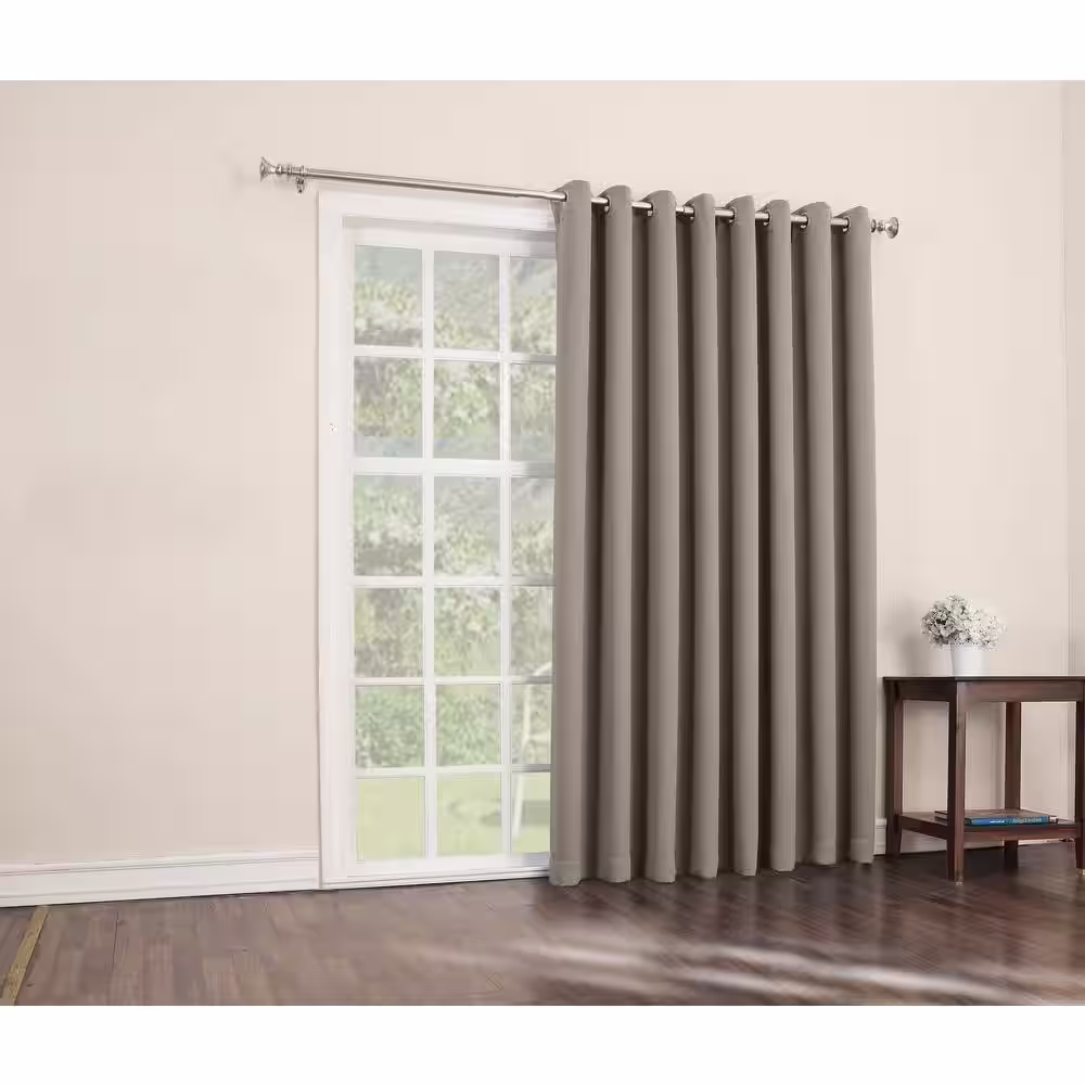 Sun Zero Stone Thermal Extra Wide Blackout Curtain - 100 in. W x 84 in. L