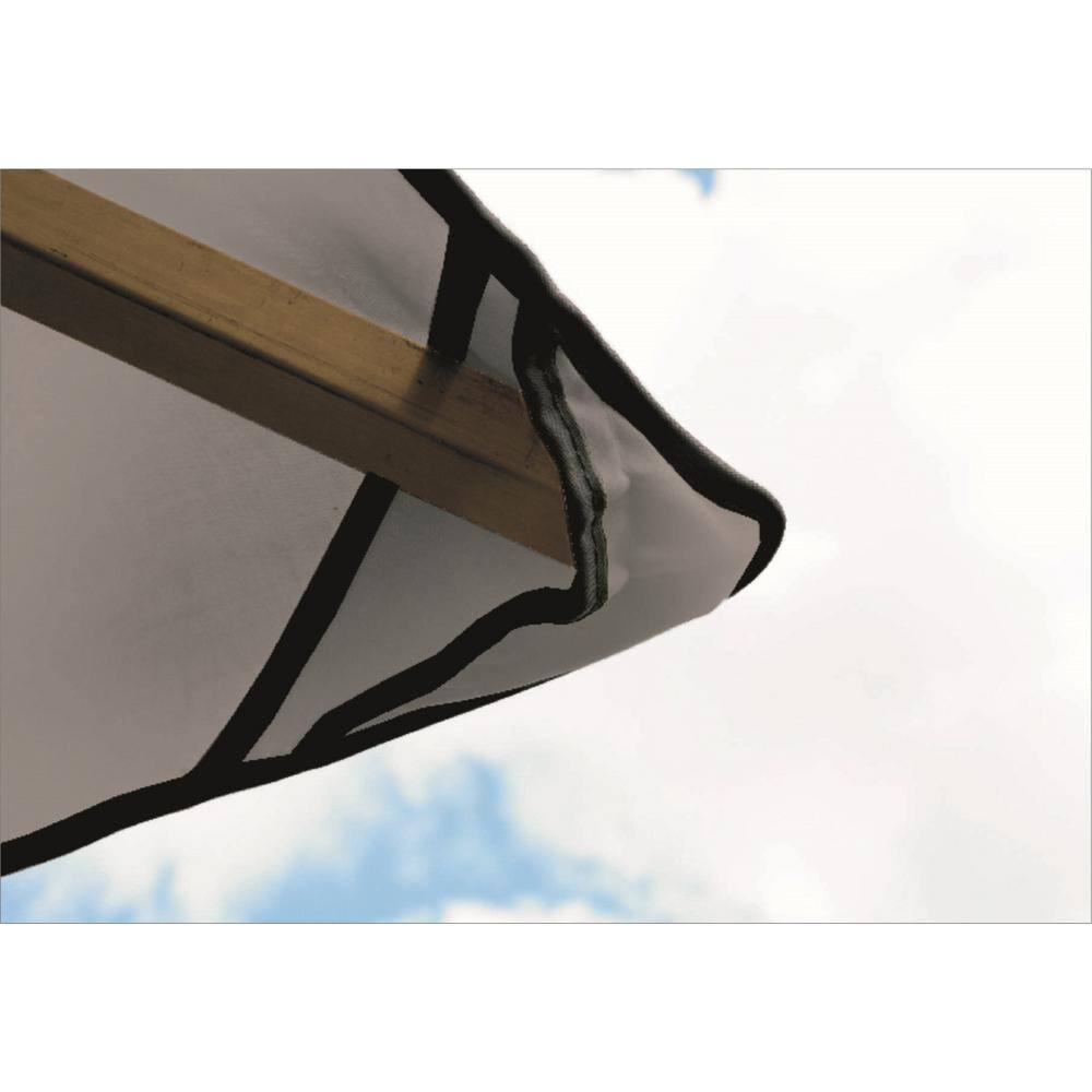 None 12 ft. sq. Storm Gray Sun-DURA Replacement Canopy for 12 ft. sq. STC Gazebo