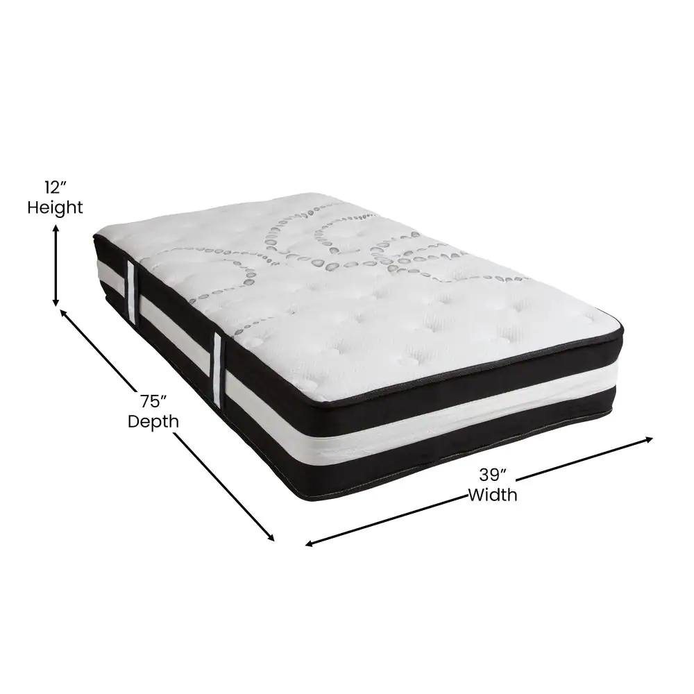 Carnegy Avenue White Twin Mattress Only
