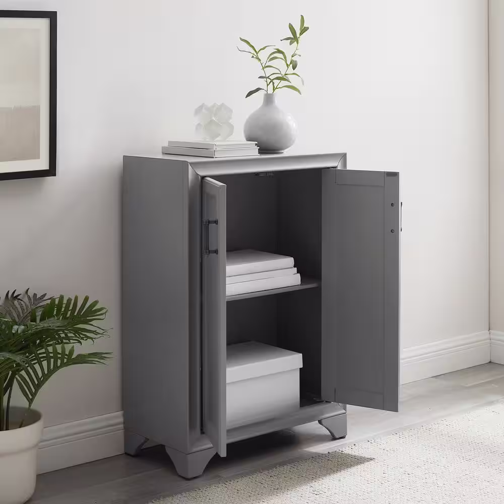 CROSLEY FURNITURE Tara Gray Accent Cabinet