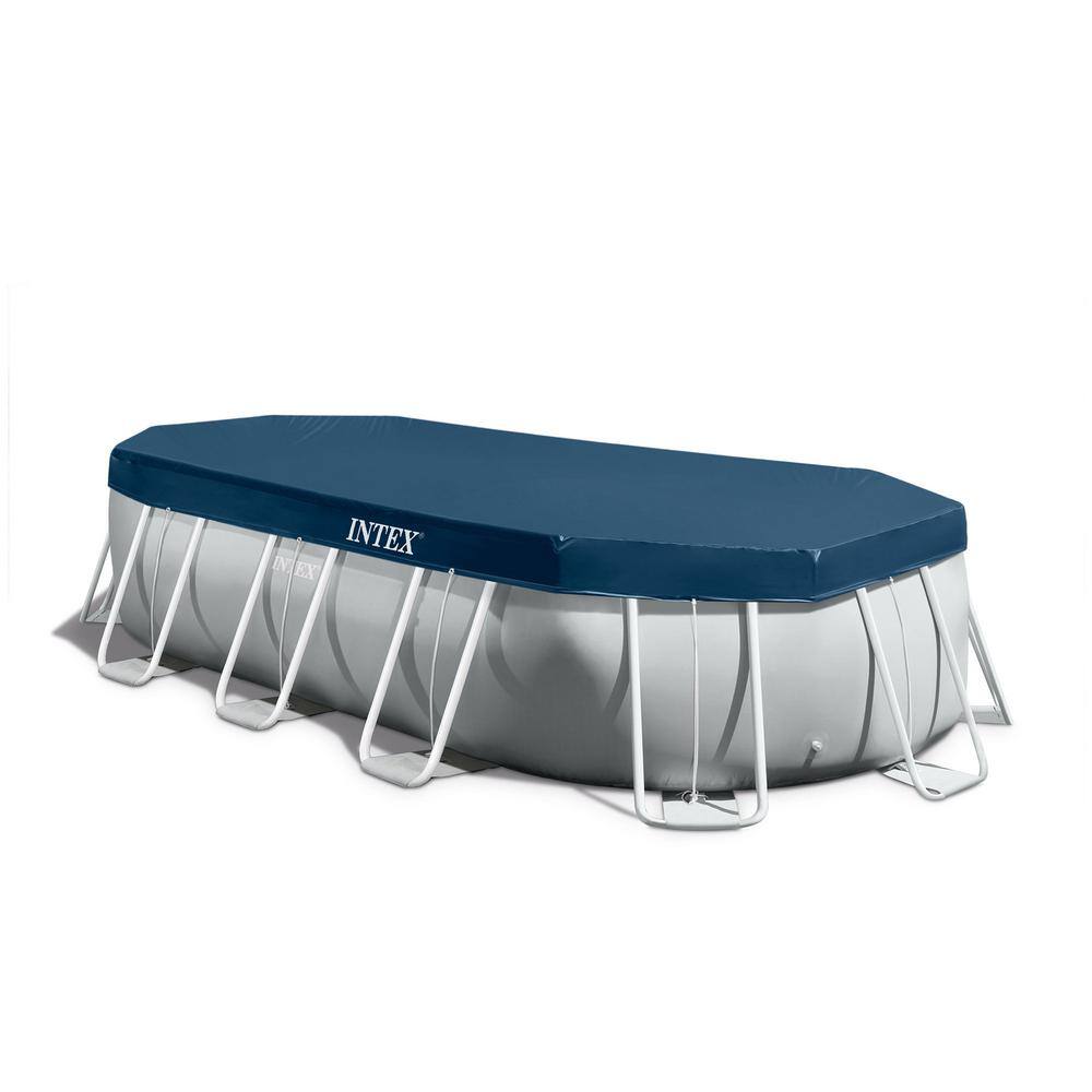 Intex 16.5 x 4 ft. Prism Frame Rectangular Above Ground Swimming Pool Pump Set