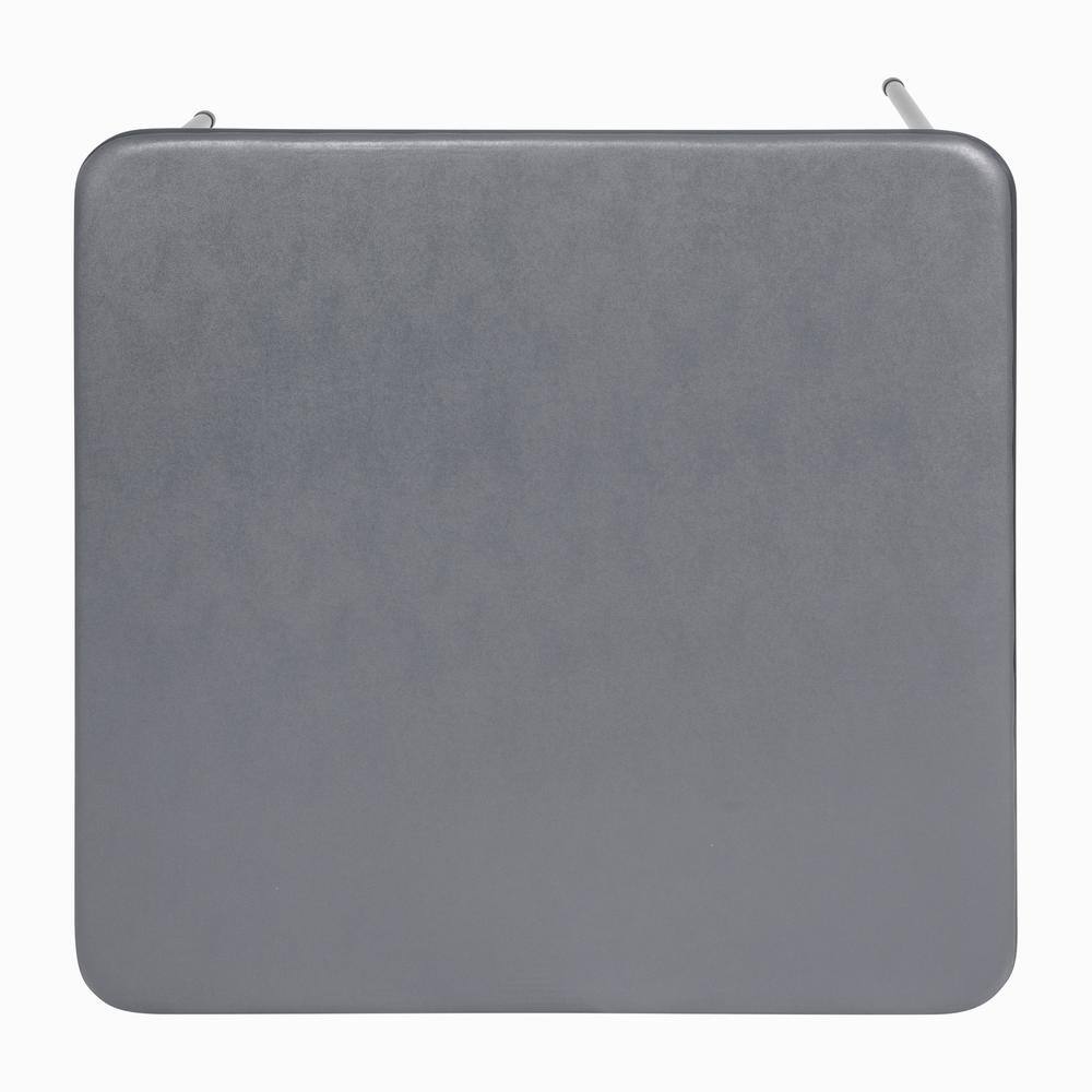 Carnegy Avenue 5-Piece Gray Folding Card Table and Chair Set