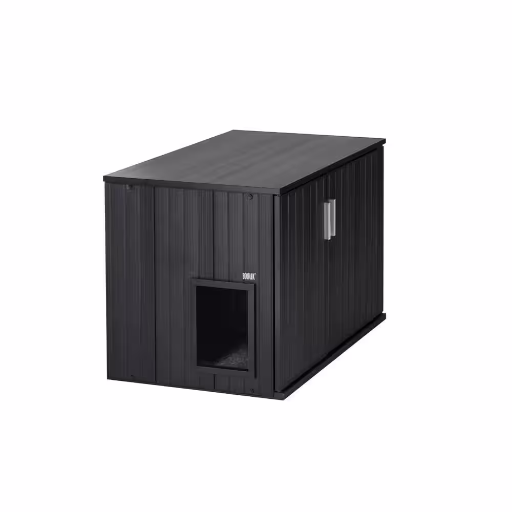 New Age Pet ECOFLEX Promax LitterLoo Litter Box Cover Table - Espresso