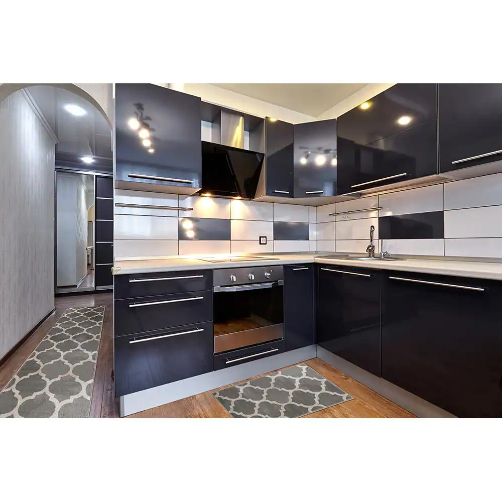 TrafficMaster Seyward Grey 26 in. x Your Choice Length Roll Runner