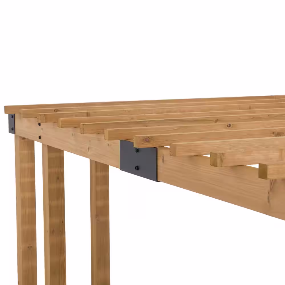 Sunjoy Sophia 10 ft. x 10.5 ft. Cedar Wood Pergola with Adjustable Hanging Planters