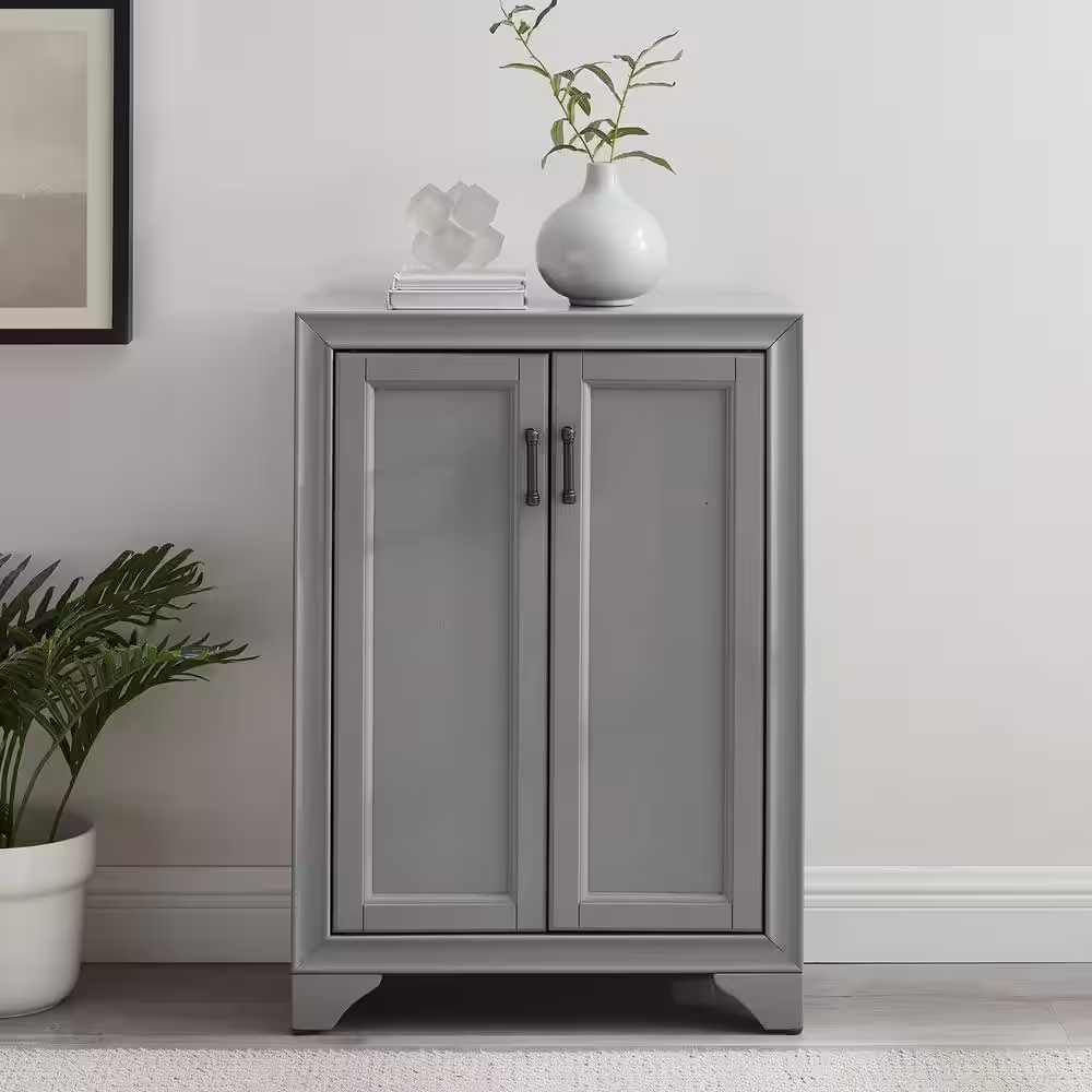 CROSLEY FURNITURE Tara Gray Accent Cabinet