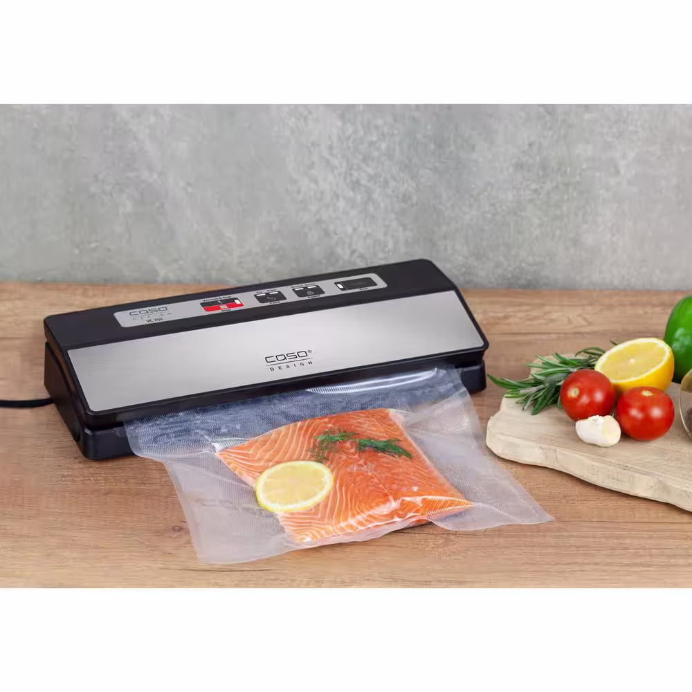 CASO Stainless Deluxe All-In-One Food Vacuum Sealer
