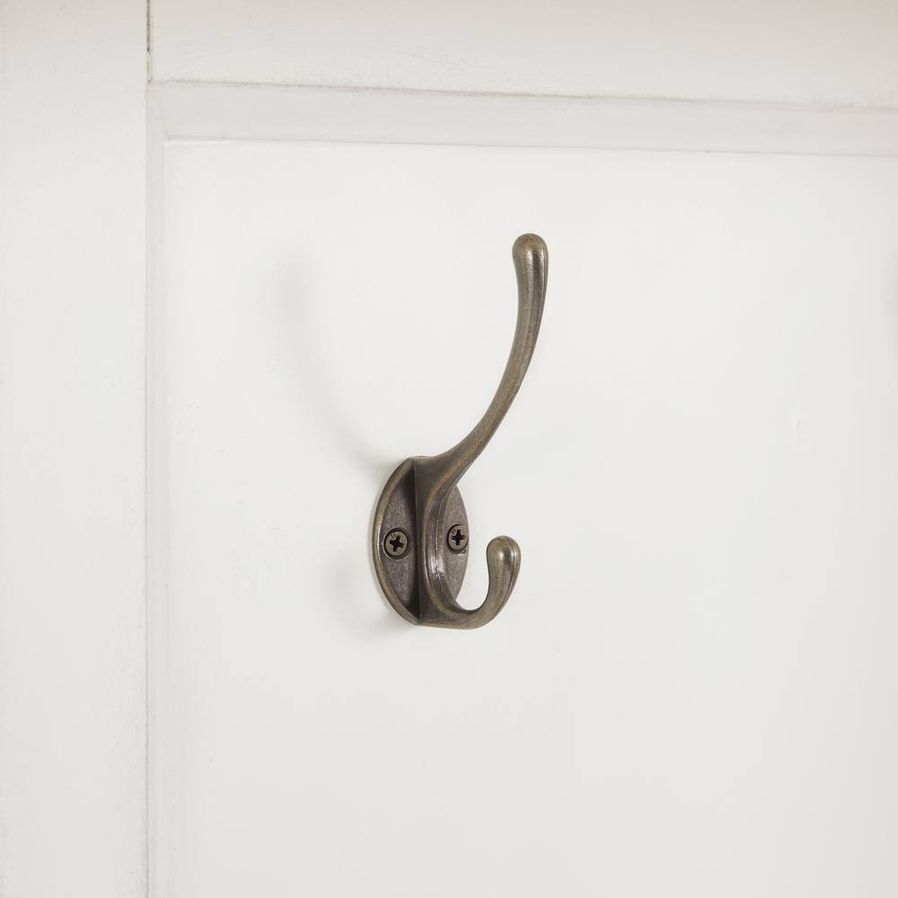 CROSLEY FURNITURE Holbrook Distressed White Hall Tree