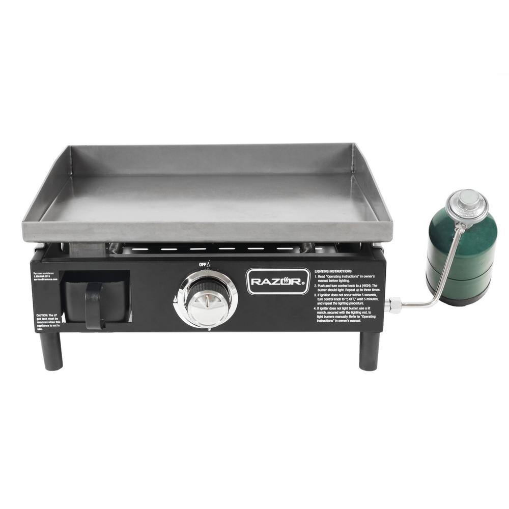 Razor 1-Burner Portable LP Gas Griddle in Black