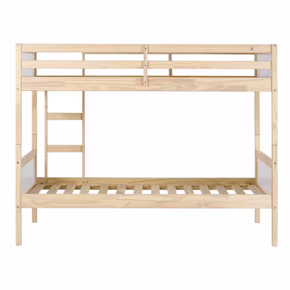 Alaterre Furniture MOD White Twin Over Twin Bunk Bed