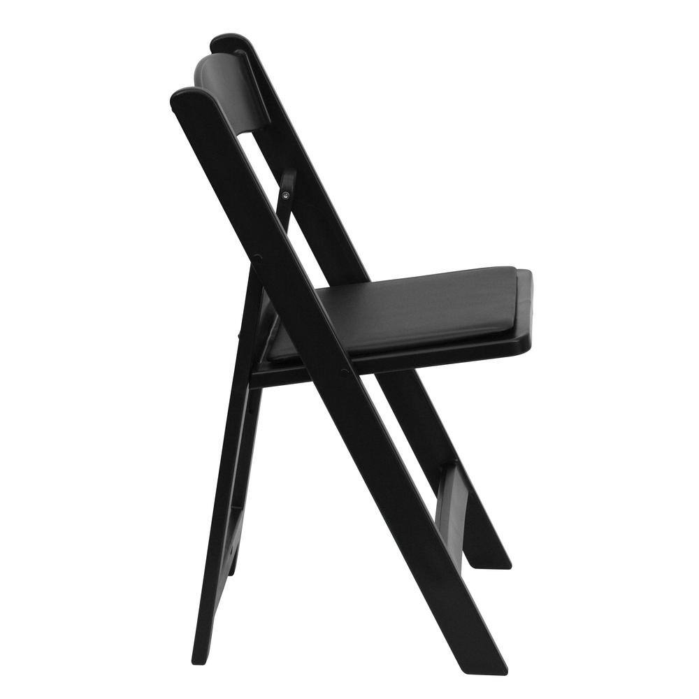 Carnegy Avenue Black Resin Folding Chair (Set of 4)