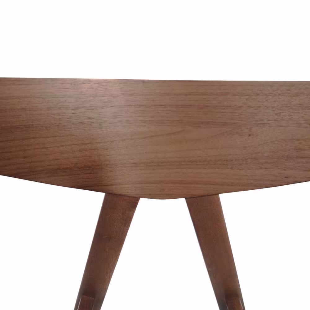 Noble House Marten Light Beige and Walnut Fabric Upholstered Dining Chair (Set of 2)