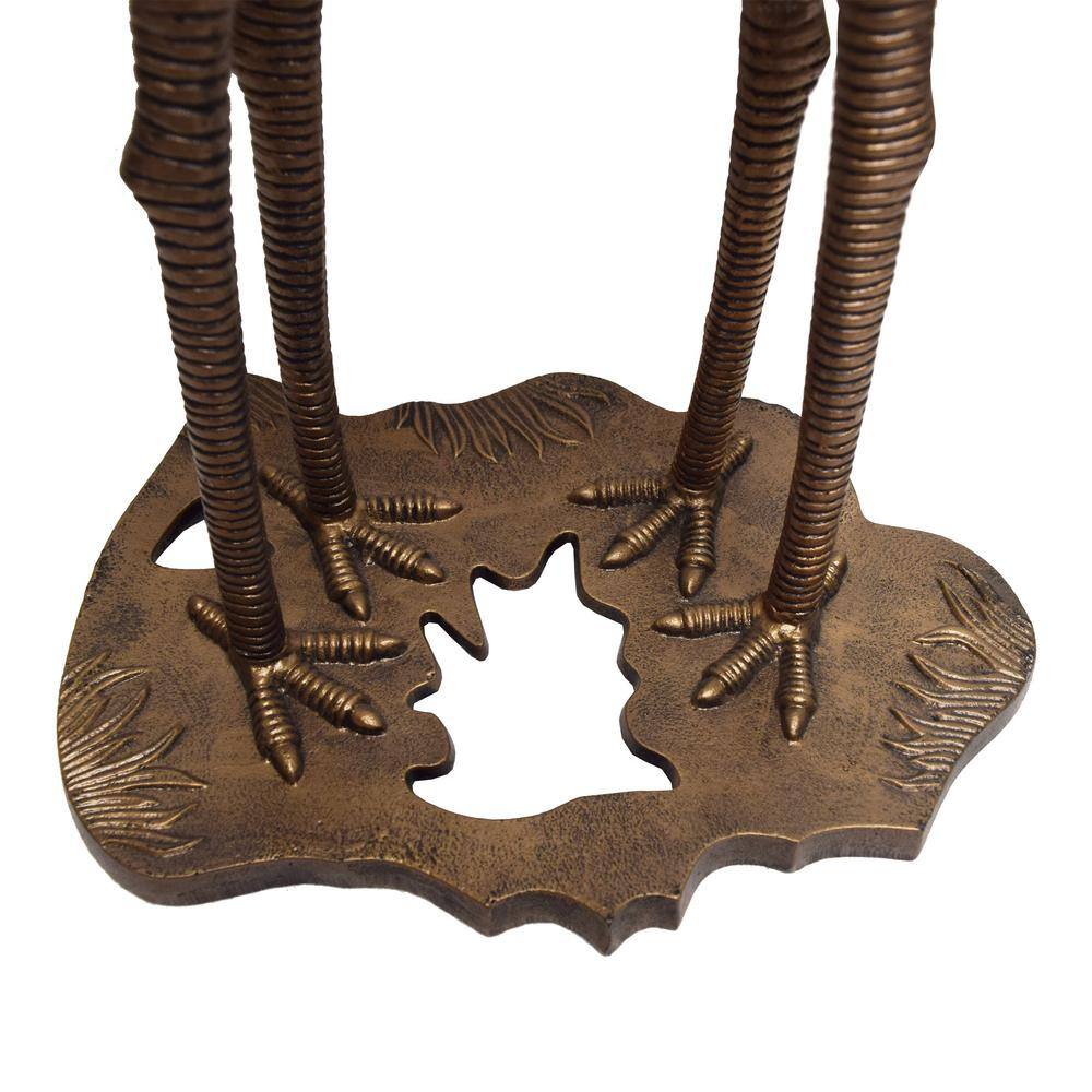 None 2 Crane Lily Bird Bath