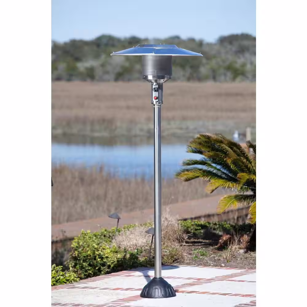 Fire Sense 45,000 BTU Stainless Steel Natural Gas Patio Heater