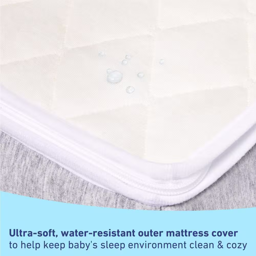 Graco Ultra-Premium White 2-in-1 Crib Mattress