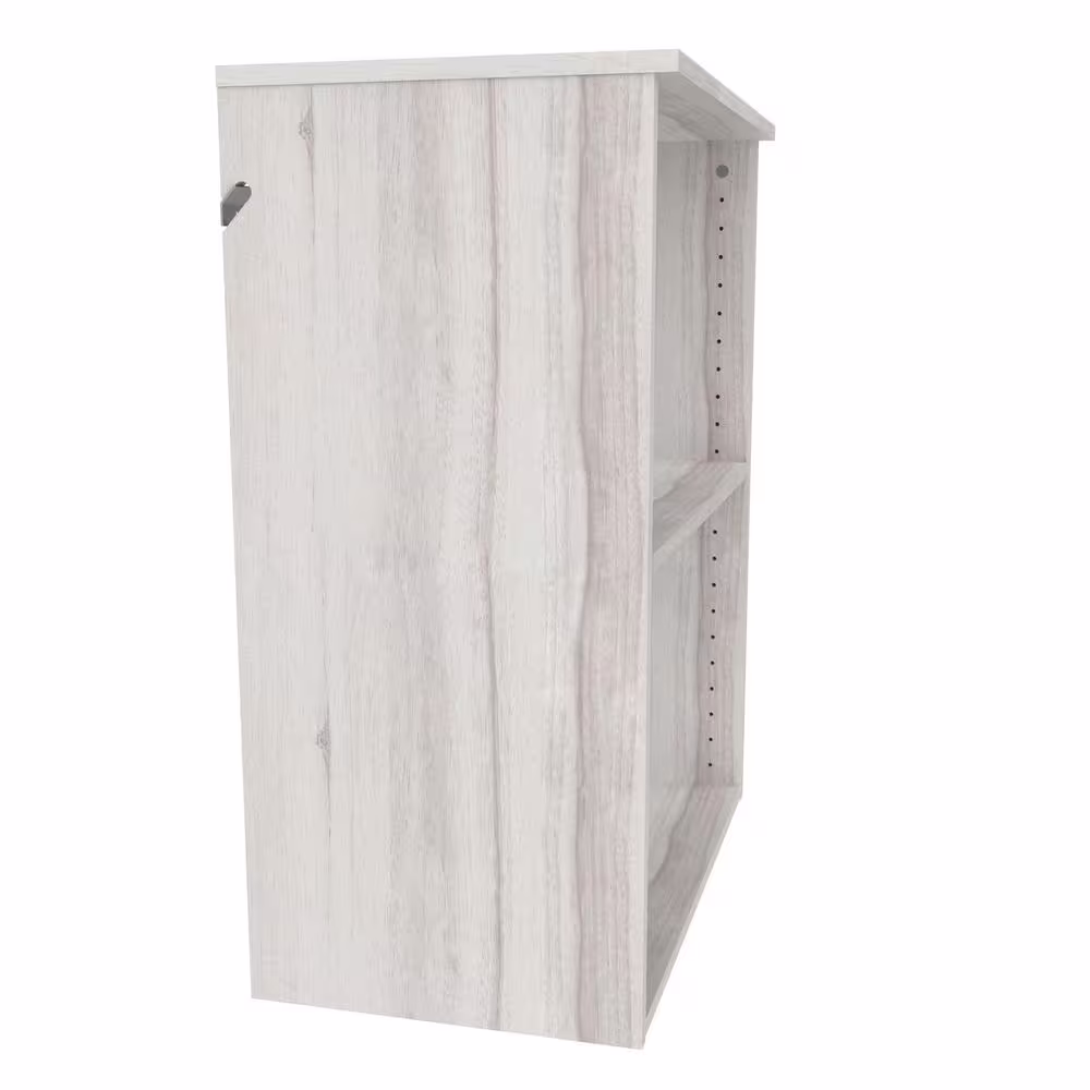 ClosetMaid Style+ 14.59 in. D x 25.12 in. W x 31.28 in. H Bleached Walnut Wood Closet System Hanging Tower