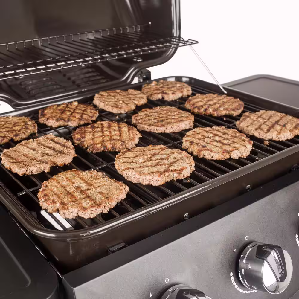 Dyna-Glo 3-Burner Open Cart Propane Gas Grill in Black