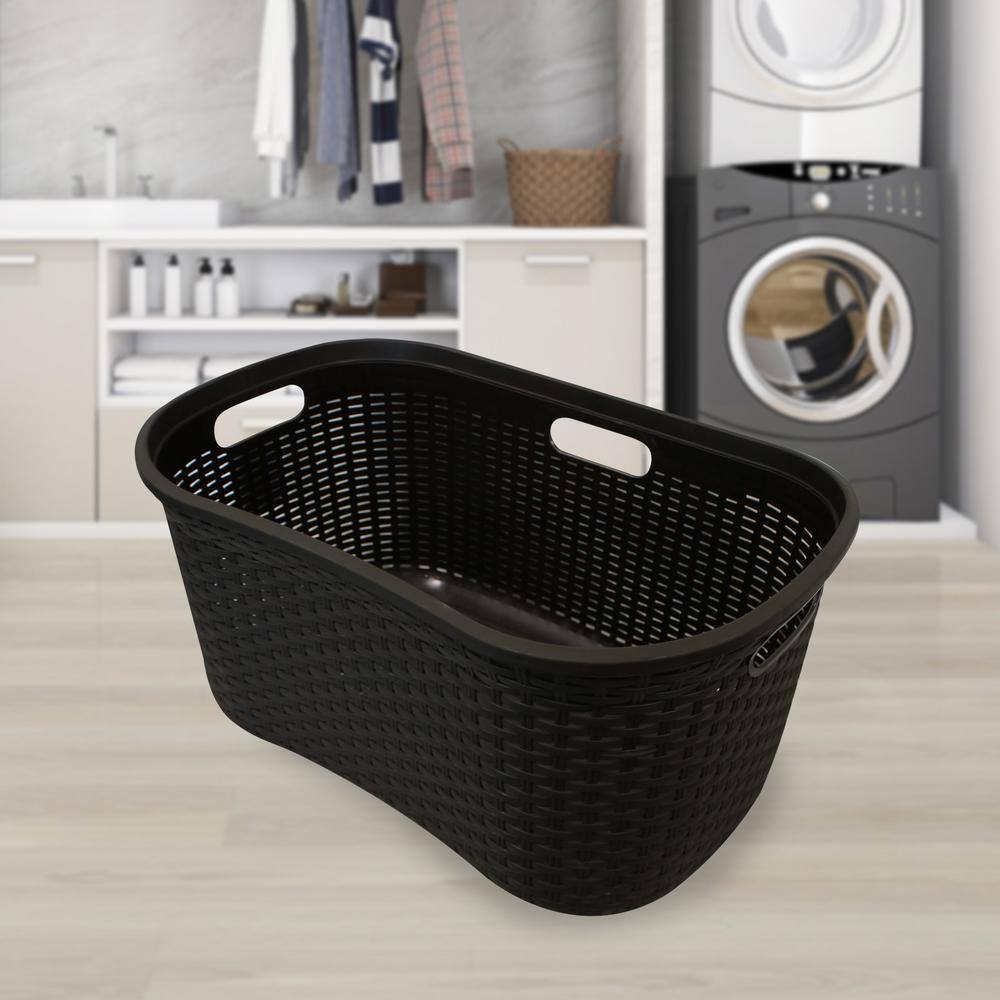 Modern Homes 40 L Laundry Basket Brown