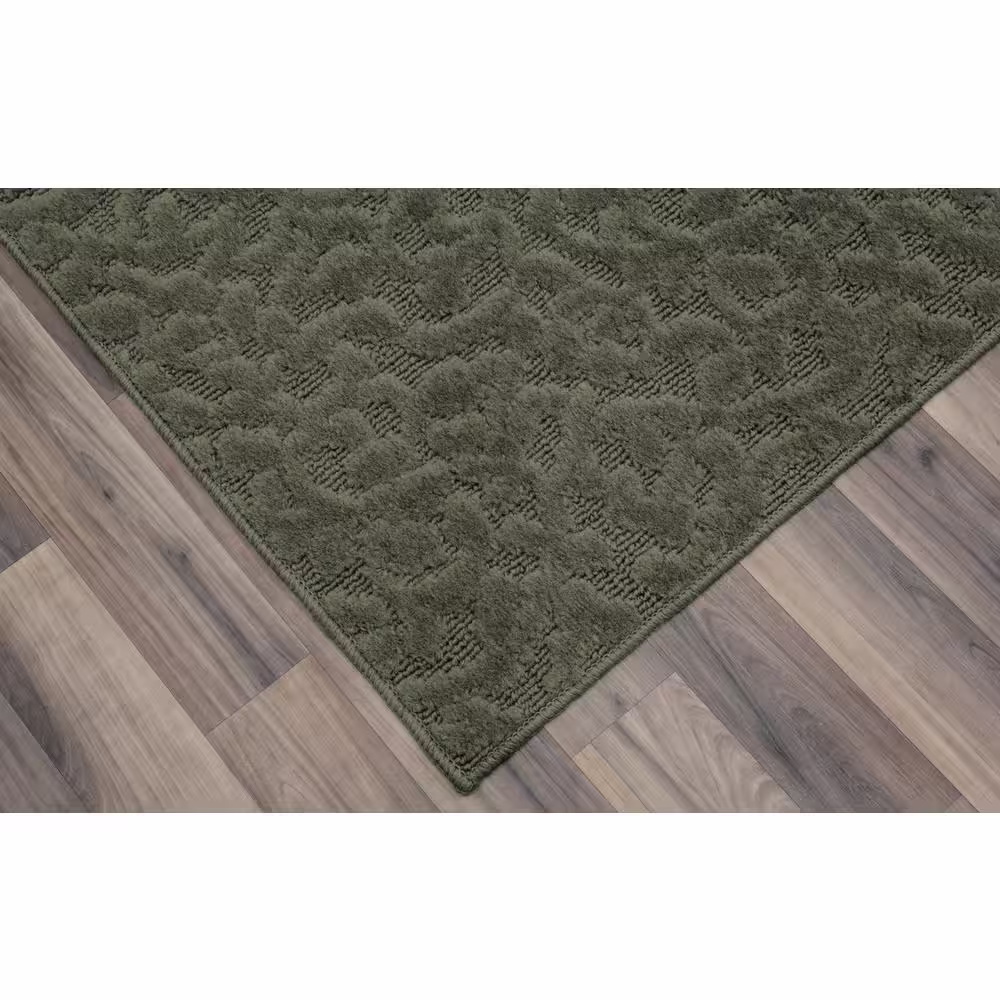 Garland Rug Ivy Sage 2 ft. x 8 ft. Runner Rug