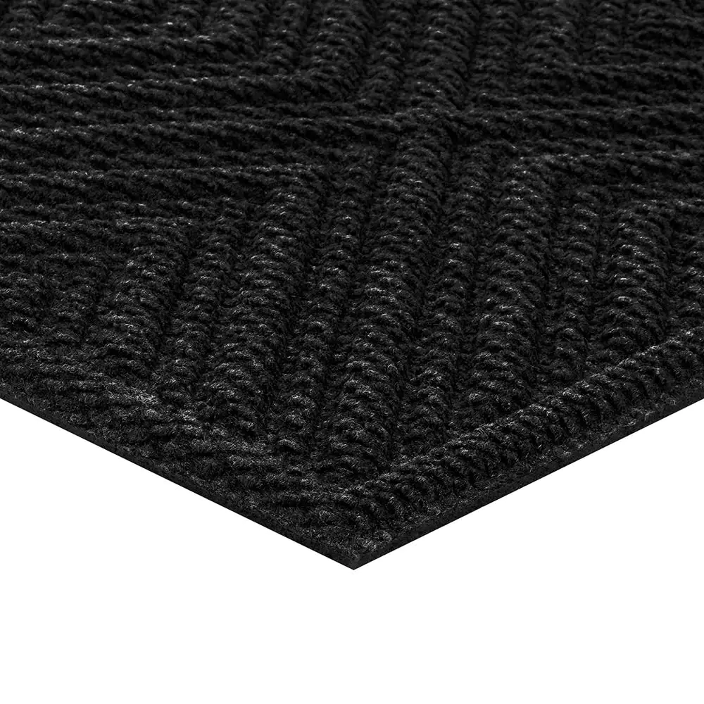 TrafficMaster Diamond Gem 24 in x 36 in Charcoal Door Mat