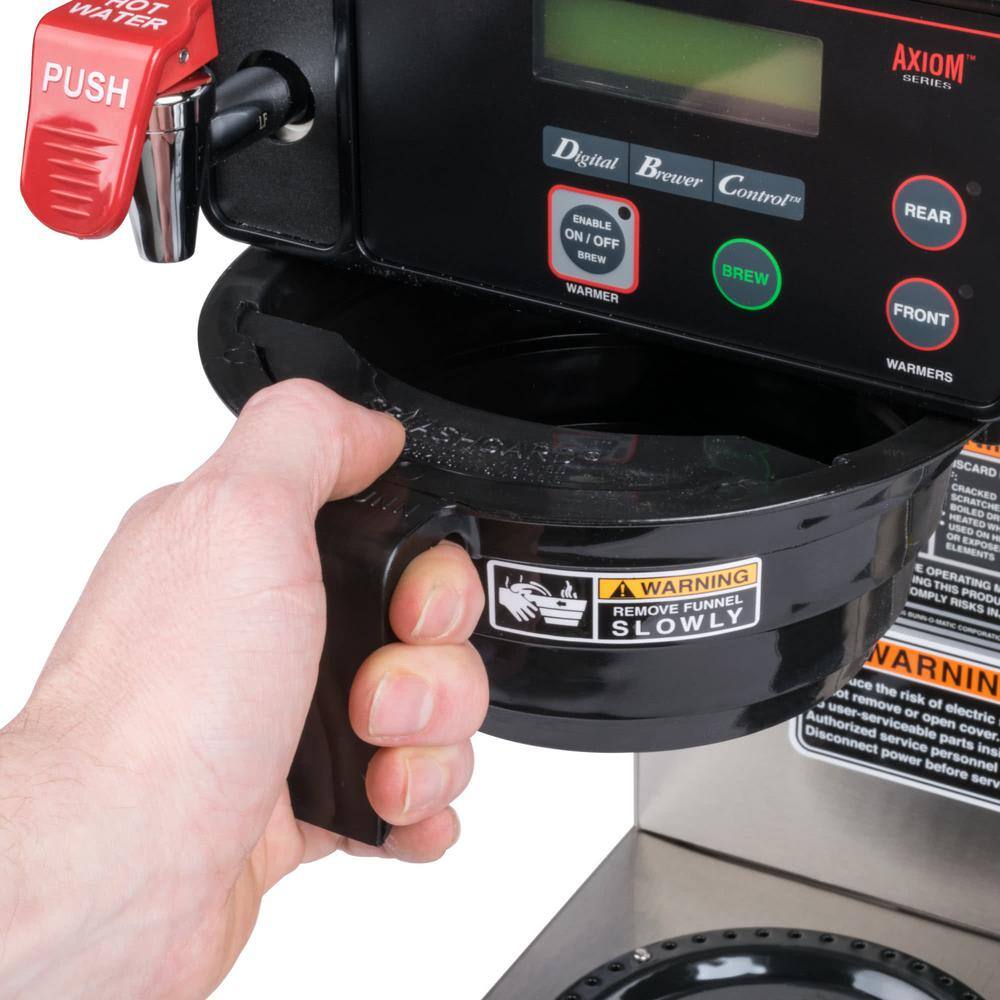Bunn Axiom 15-3 3L 12-Cup Automatic Commercial Coffee Maker, 3 Lower Warmers, 38700.0002