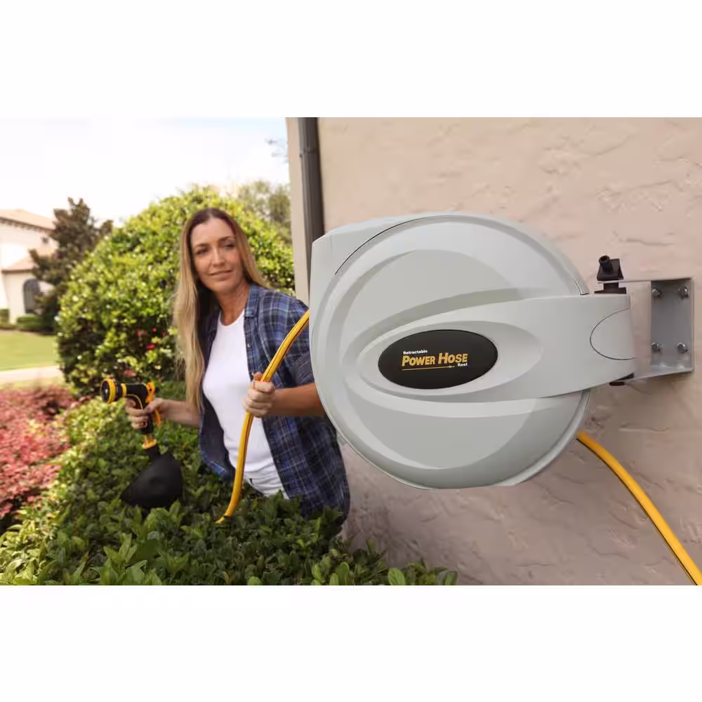 POWER PRODUCTS USA 5/8 in. x 50 ft. Retractable Hose Reel
