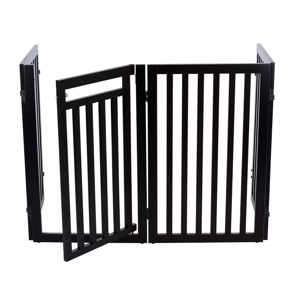 TRIXIE 4 Part Convertible Wooden Dog Gate