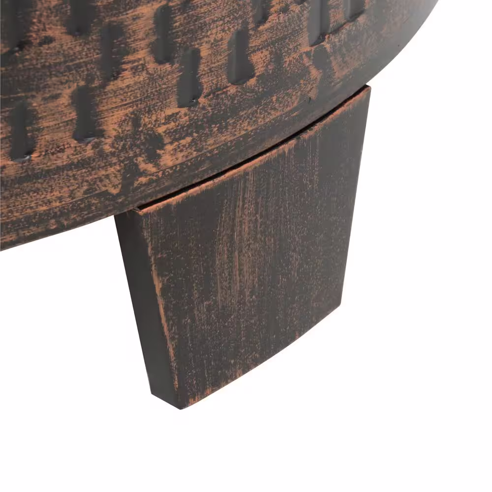 Gilbert & Bennett Woven Base Cast Iron Fire Pit