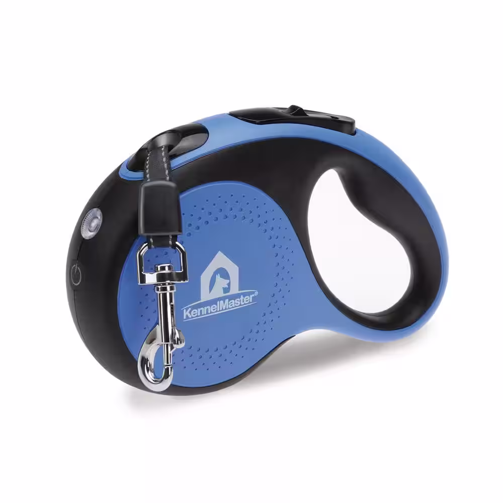 KennelMaster 16 ft. Retractable Leash with USB Rechargeable Night Light