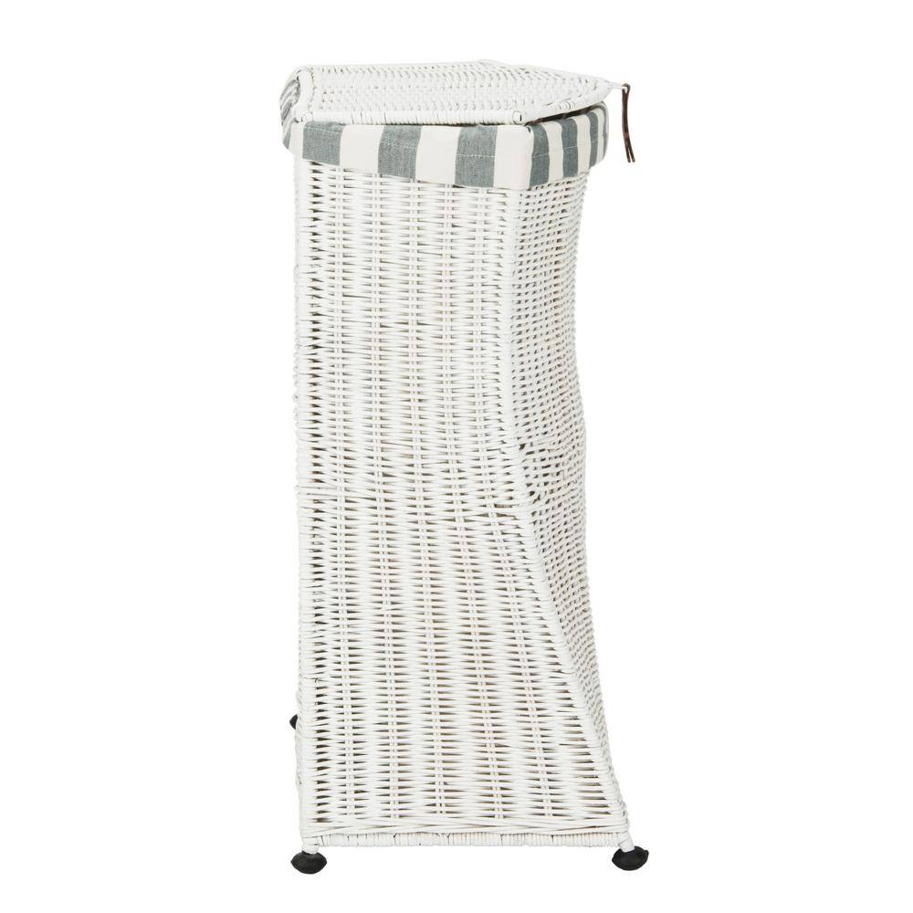 SAFAVIEH Trotter White Laundry Hamper