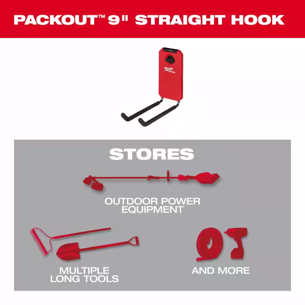 Milwaukee PACKOUT Straight Utility Hook