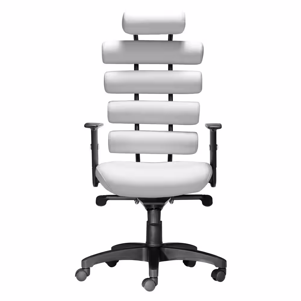 ZUO Unico White Office Chair
